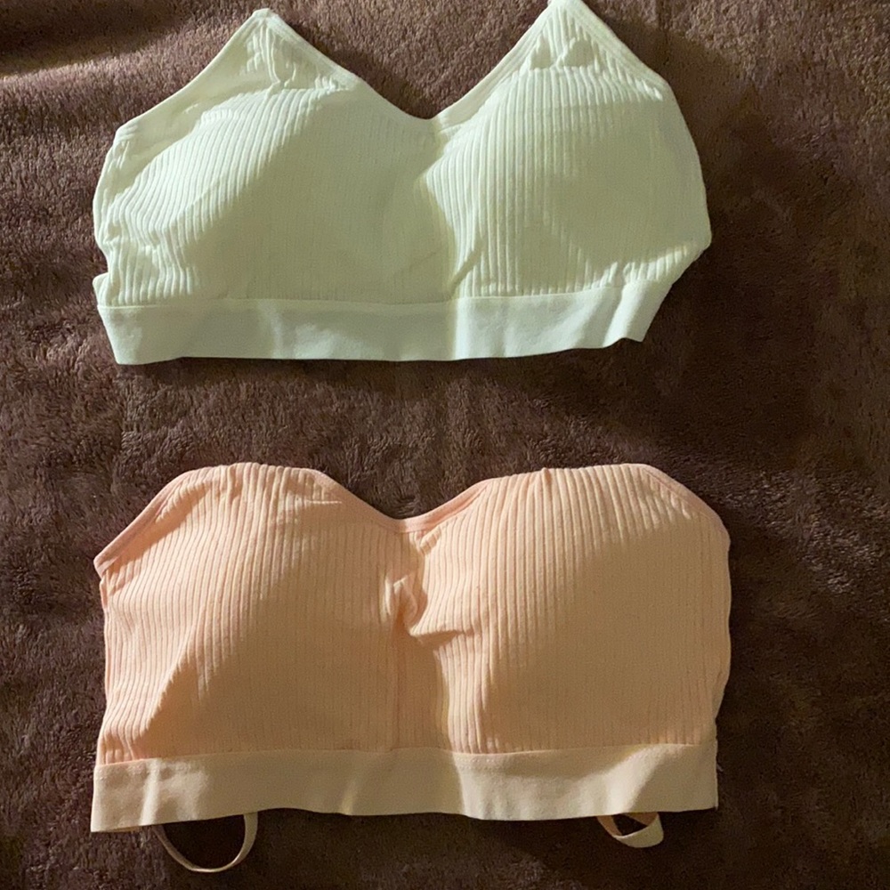 Never worn lounge bras